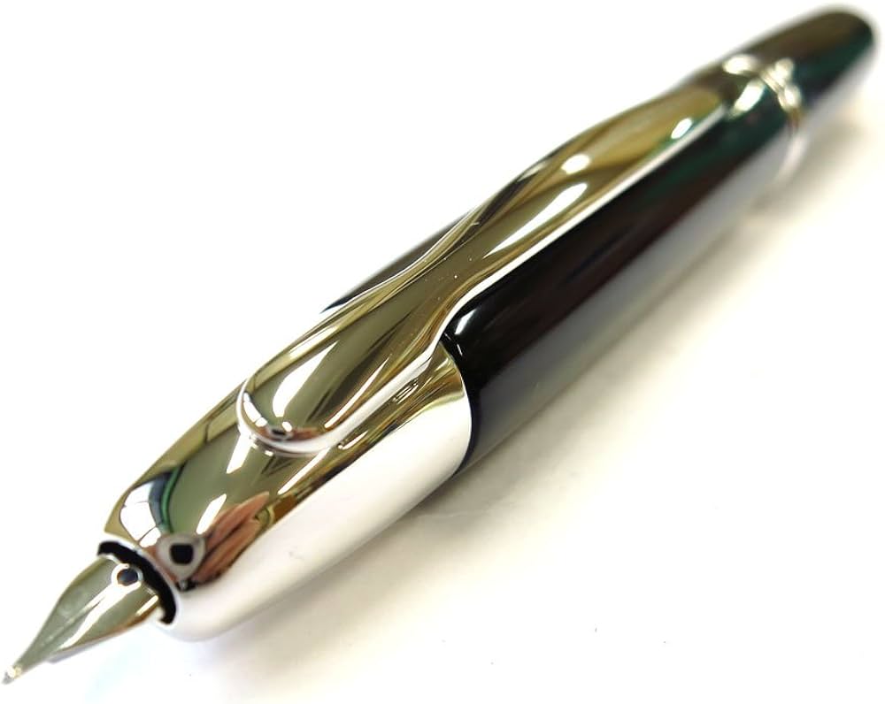 Amazon | パイロット 万年筆 キャップレス 螺鈿ストライプ F(細字